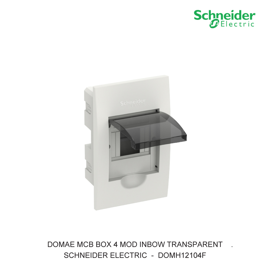 DOMAE MCB BOX 4MOD INBOW TRANSPARENT