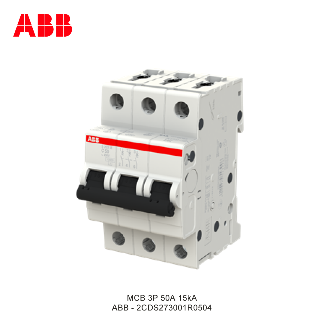 MCB 3P 50A 15kA CURVA C
