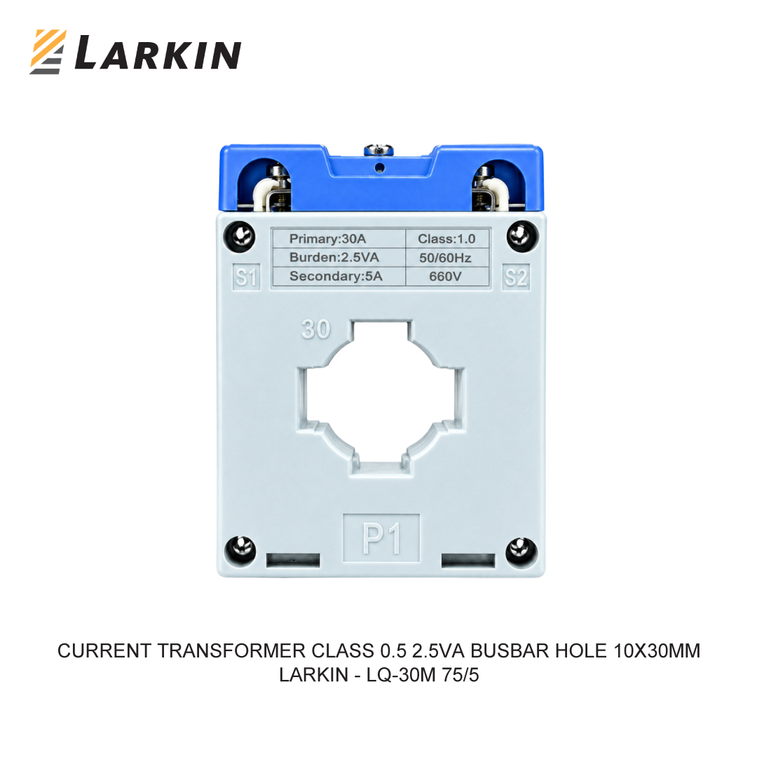 LARKIN CURRENT TRANSFORMER CLASS 0.5 2.5VA BUSBAR HOLE 10X30MM