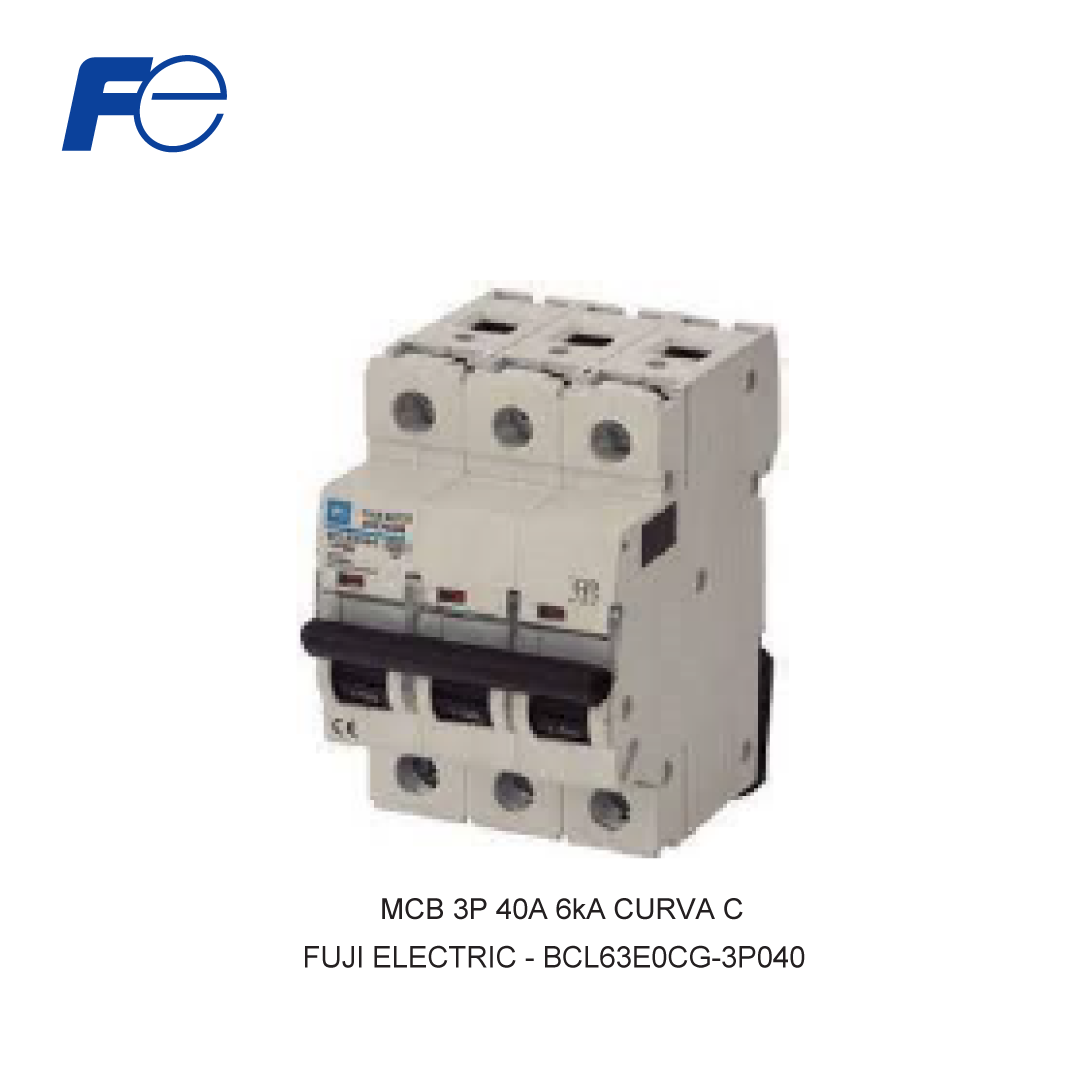 MCB 3P 40A 6kA KURVA C