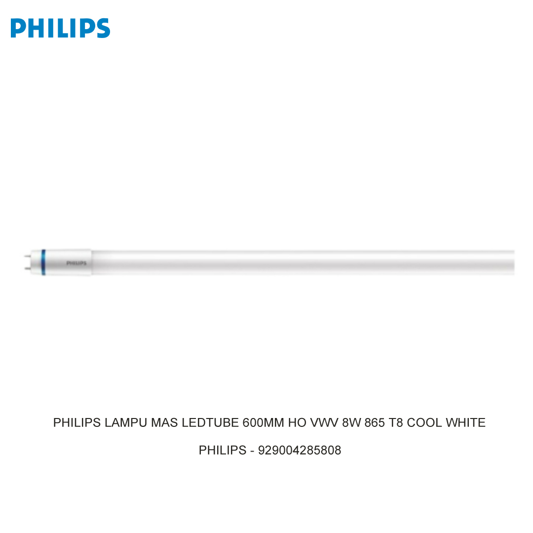 PHILIPS LAMPU MAS LEDTUBE 600MM HO VWV 8W 865 T8 COOL WHITE