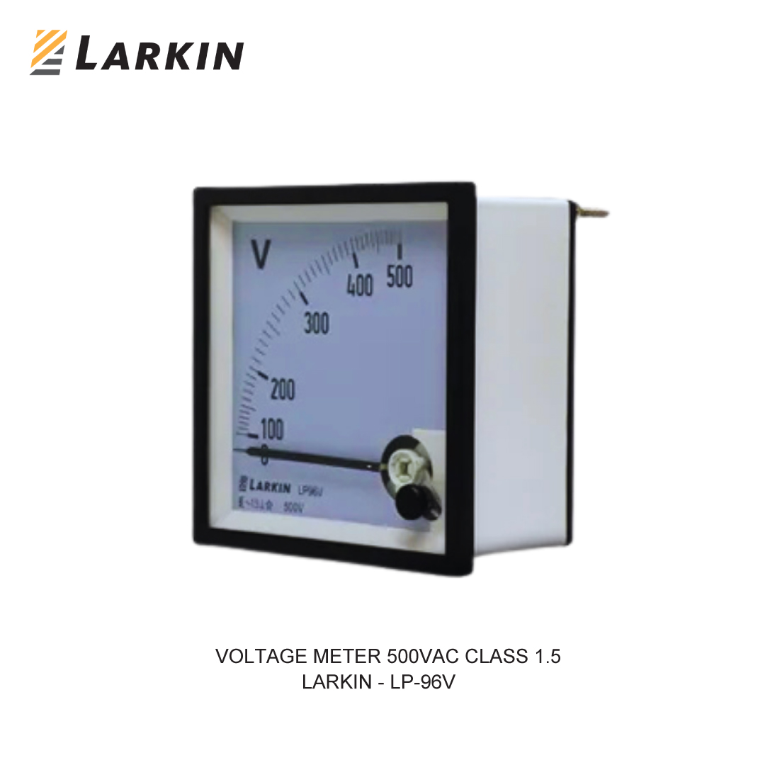LARKIN VOLTAGE METER 500VAC CLASS 1.5