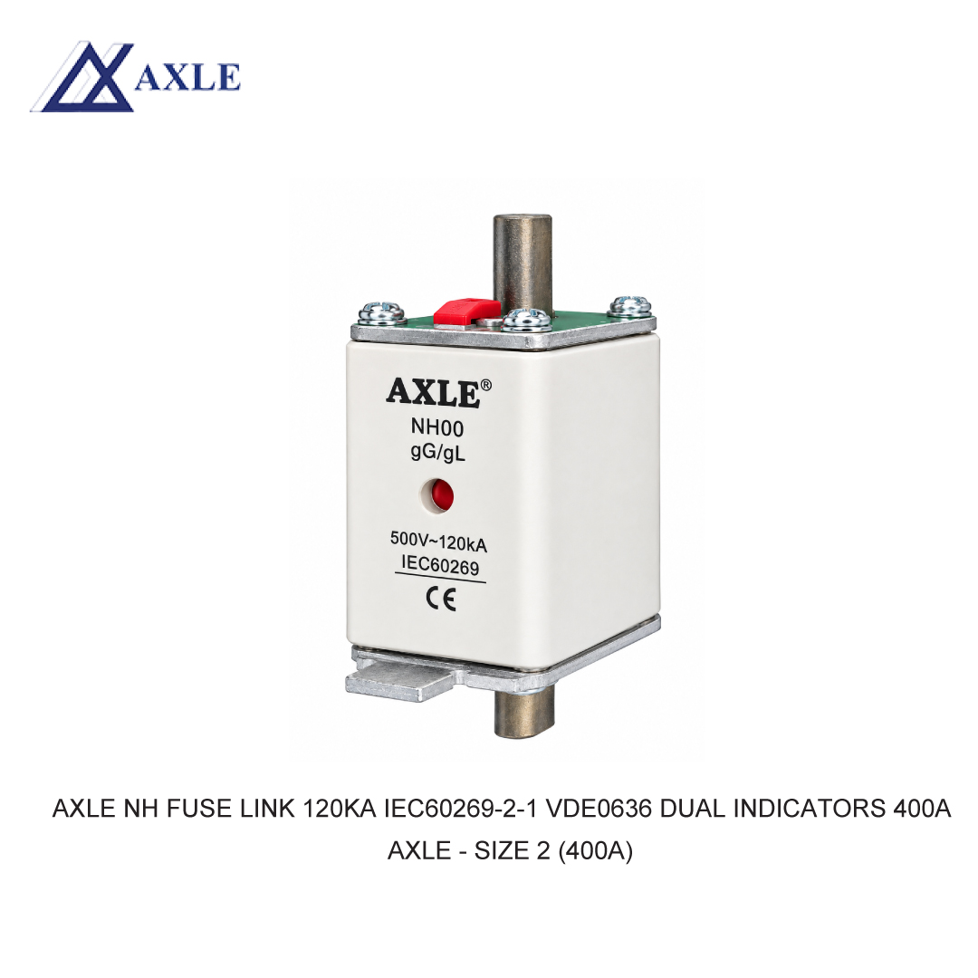 AXLE NH FUSE LINK 120KA IEC60269-2-1 VDE0636 DUAL INDICATORS 400A
