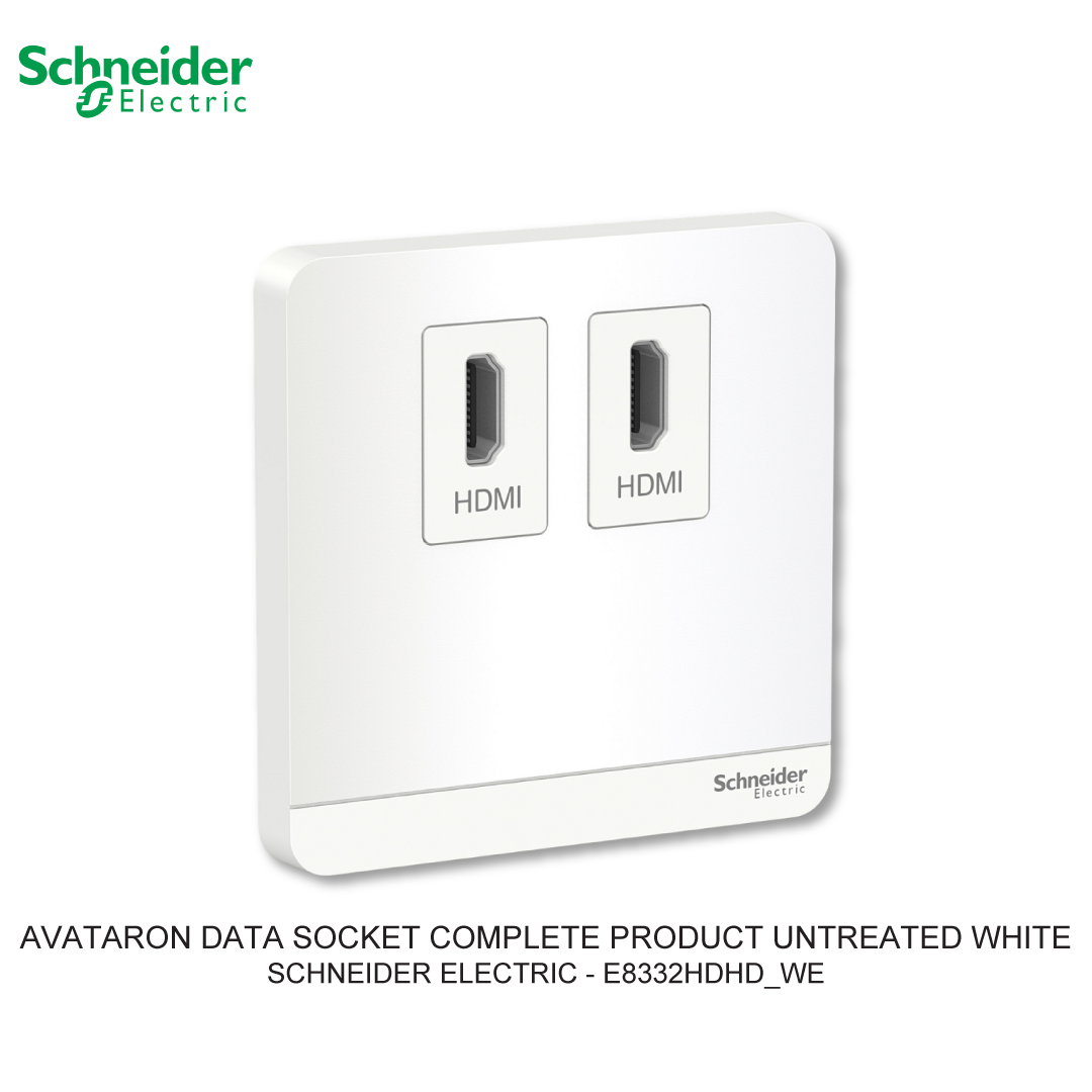 AVATARON DATA SOCKET COMPLETE PRODUCT UNTREATED WHITE