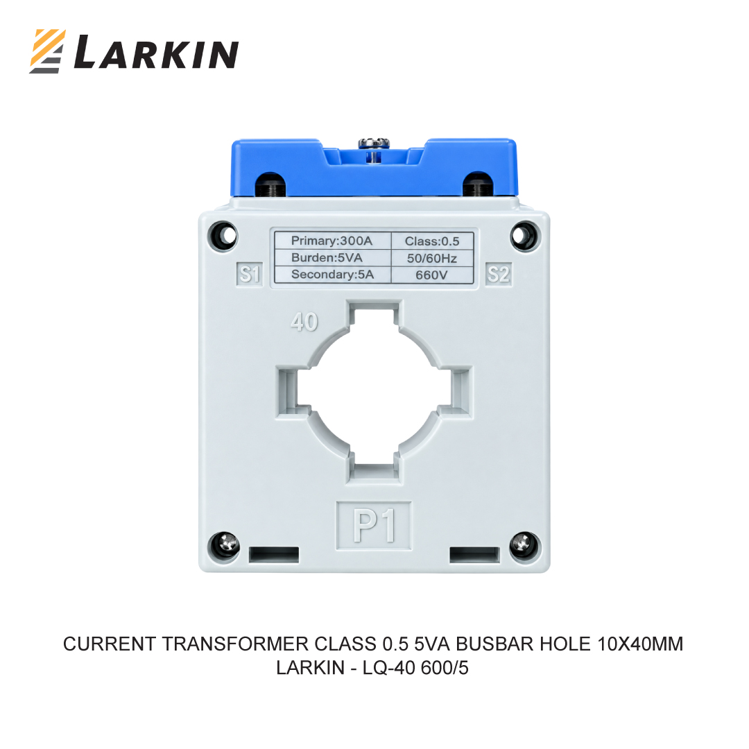 LARKIN CURRENT TRANSFORMER CLASS 0.5 5VA BUSBAR HOLE 10X40MM