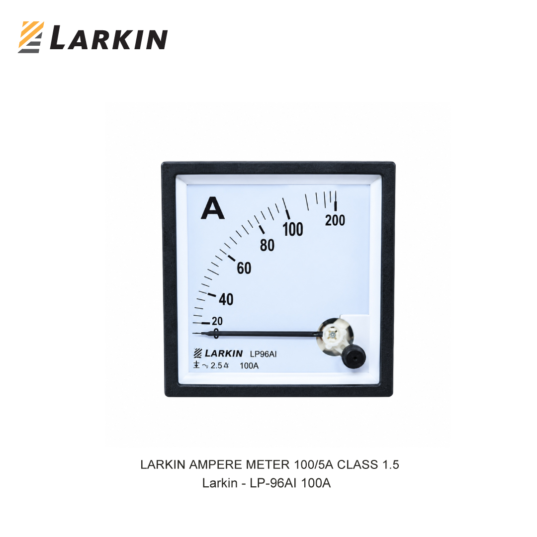 LARKIN AMPERE METER 100/5A CLASS 1.5