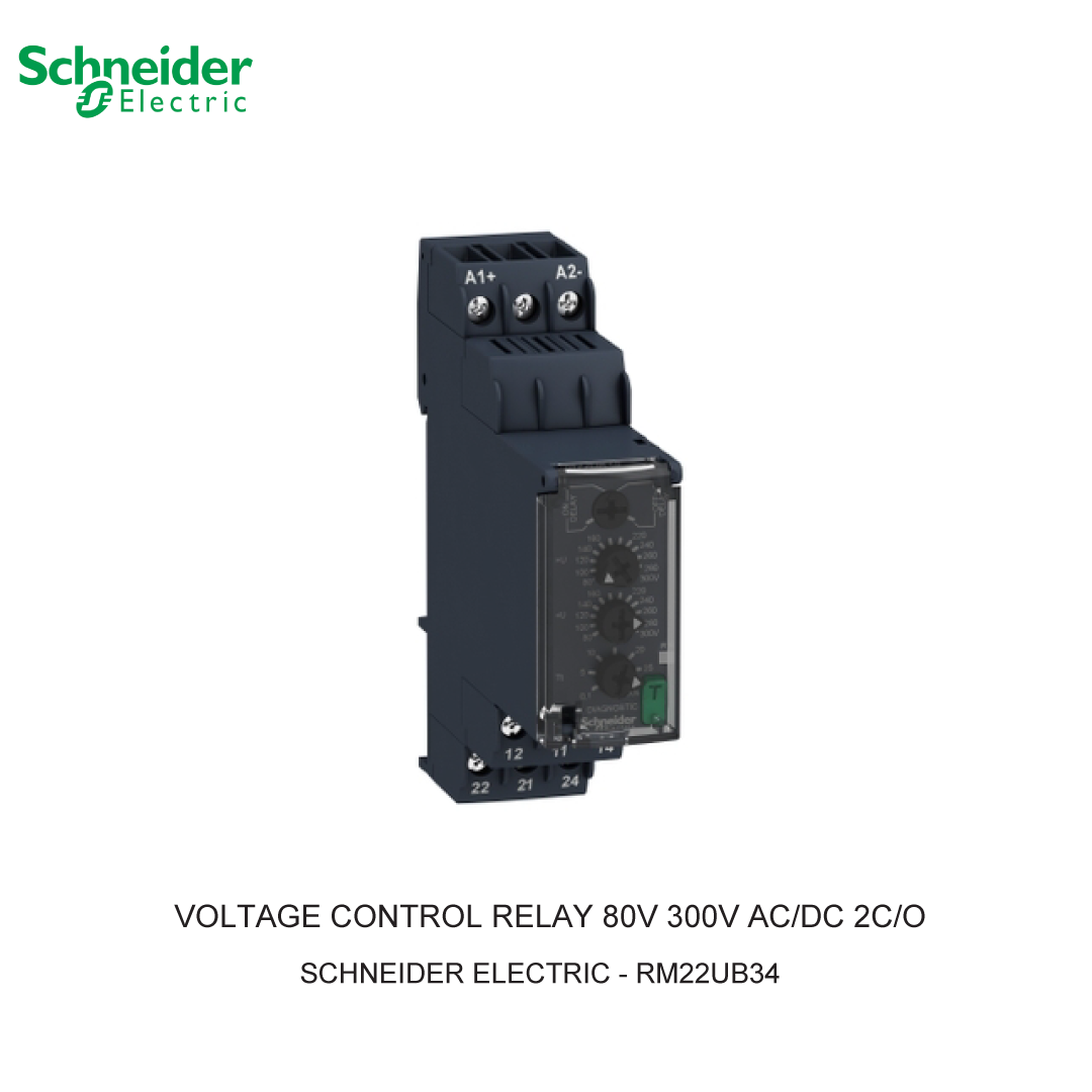VOLTAGE CONTROL RELAY 80V 300V AC/DC 2C/O