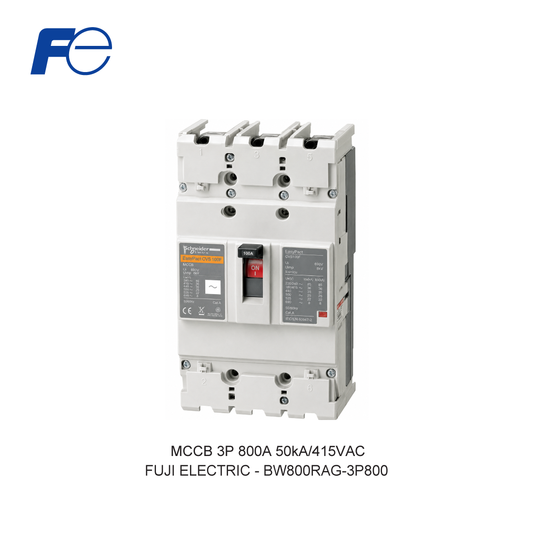 MCCB 3P 800A 50kA/415VAC