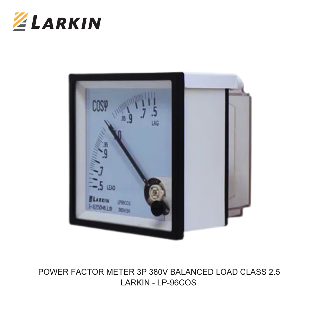 LARKIN POWER FACTOR METER 3P 380V BALANCED LOAD CLASS 2.5