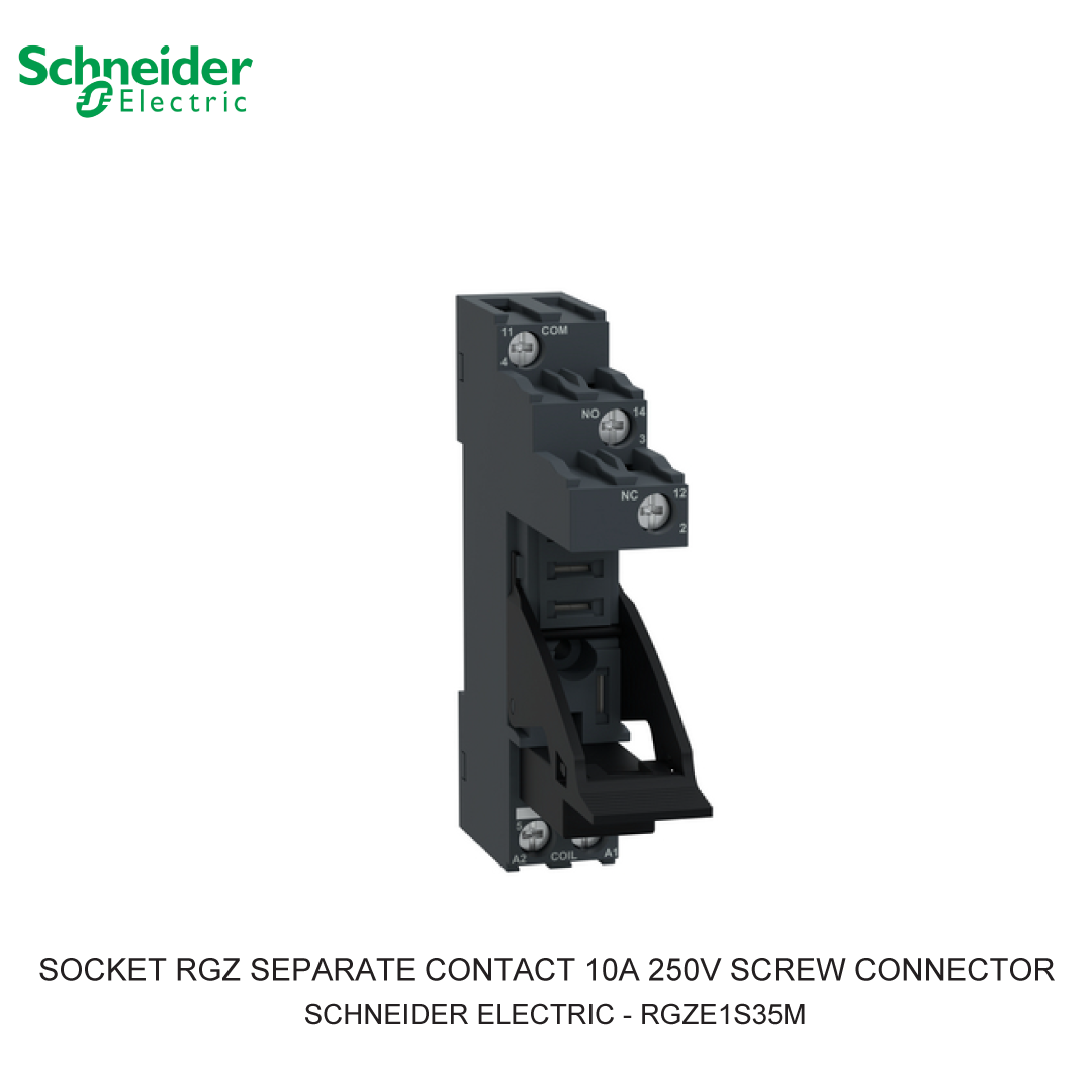 SOCKET RGZ SEPARATE CONTACT 10A 250V SCREW CONNECTOR