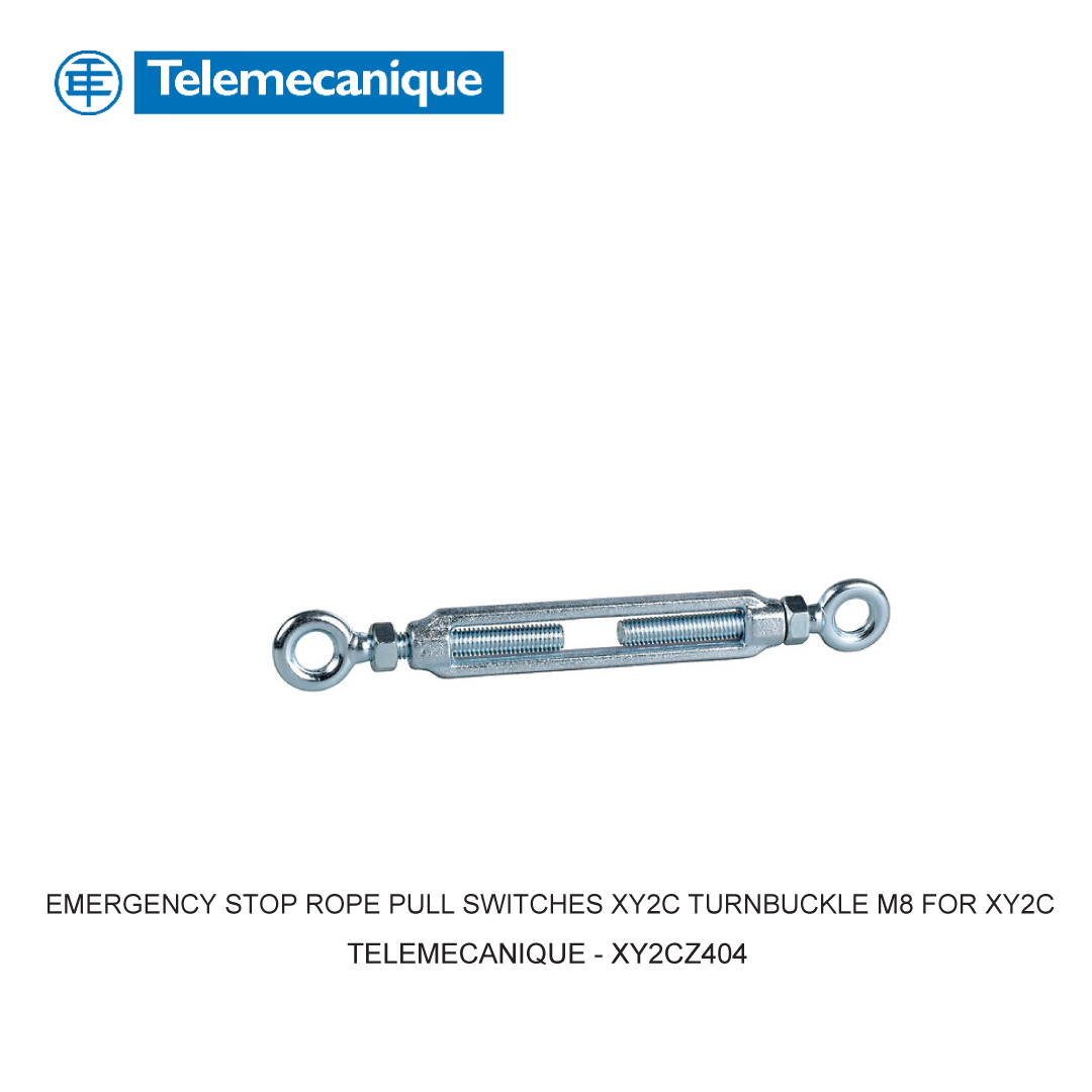EMERGENCY STOP ROPE PULL SWITCHES XY2C TURNBUCKLE M8 FOR XY2C