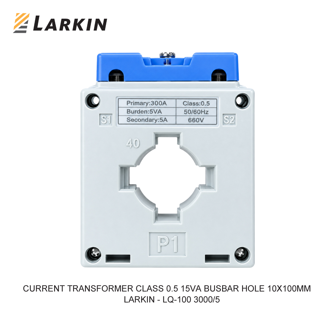 LARKIN CURRENT TRANSFORMER CLASS 0.5 15VA BUSBAR HOLE 10X100MM