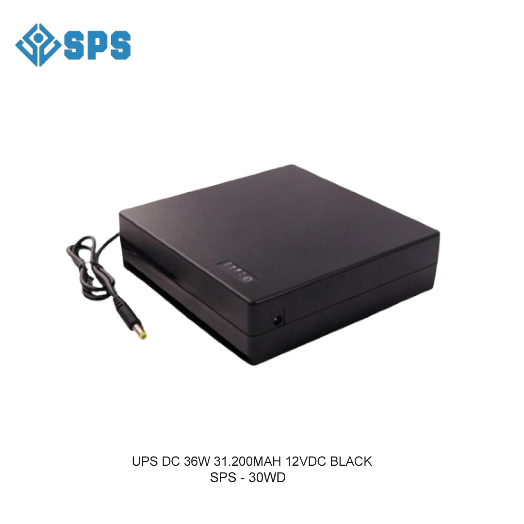 UPS DC 36W 31.200MAH 12VDC BLACK