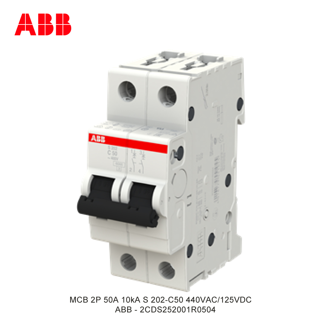 MCB 2P 50A 6kA/10kA CURVA C