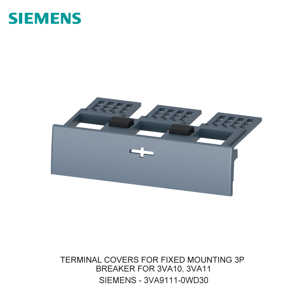 TERMINAL COVERS FOR FIXED MOUNTING 3P BREAKER FOR 3VA10, 3VA11