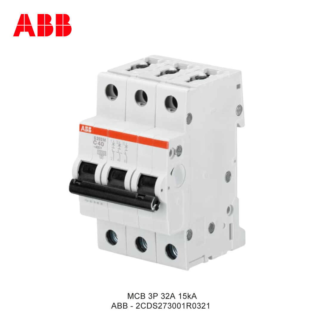 MCB 3P 32A 15kA CURVA D