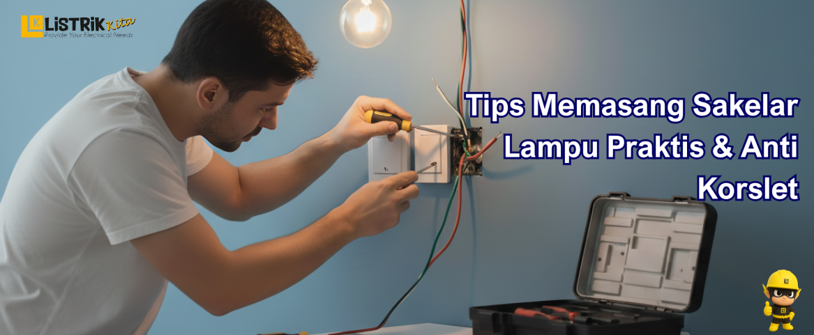 Tips Memasang Sakelar Lampu Praktis & Anti Korslet