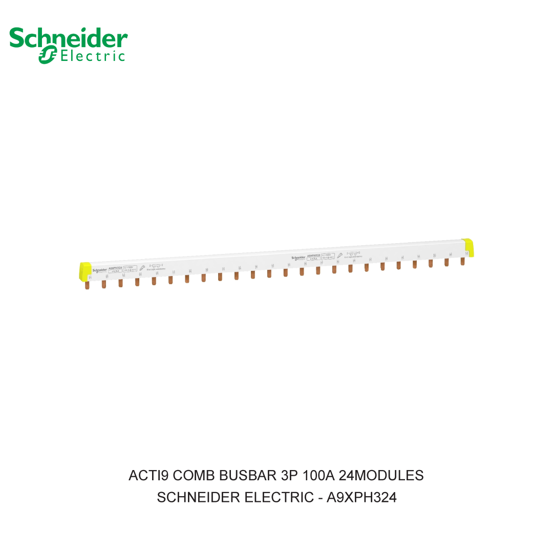 ACTI9 COMB BUSBAR 3P 100A 24MODULES