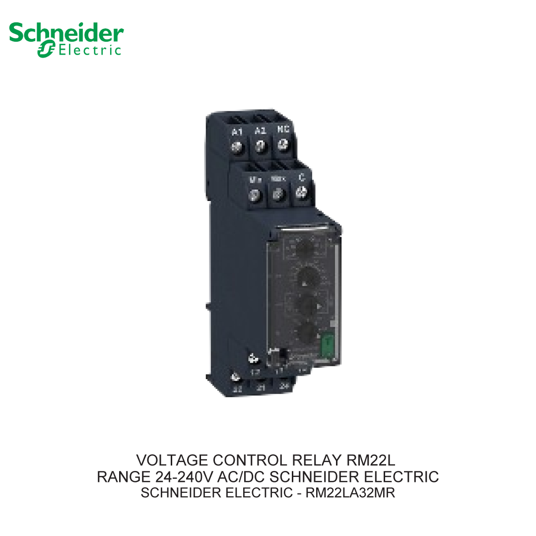 VOLTAGE CONTROL RELAY RM22L RANGE 24-240V AC/DC SCHNEIDER ELECTRIC