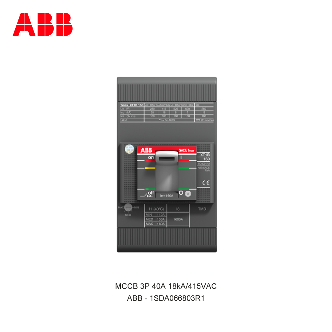 MCCB 3P 40A 18kA/415VAC