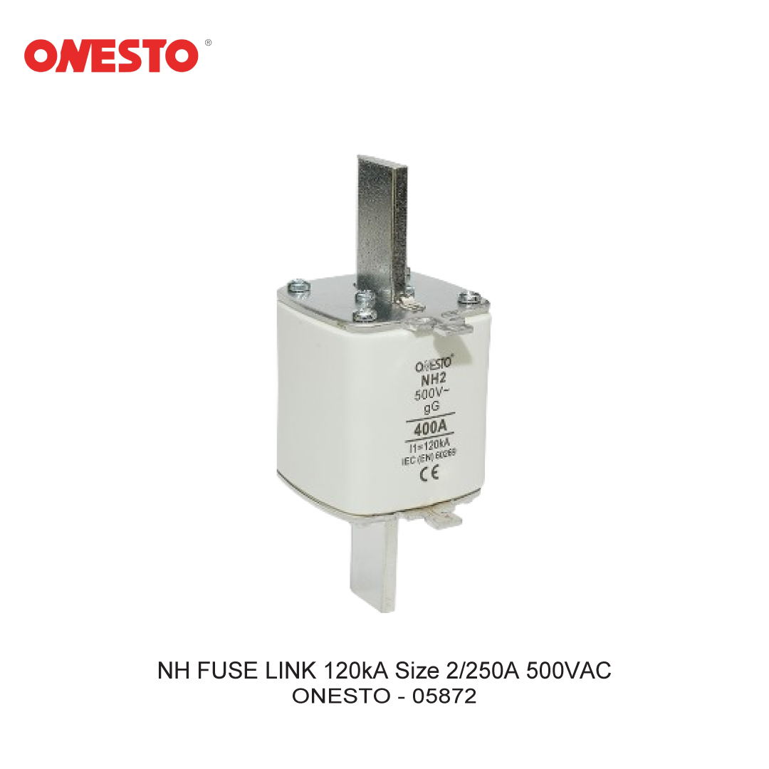 NH FUSE LINK 120kA Size 2/250A 500VAC