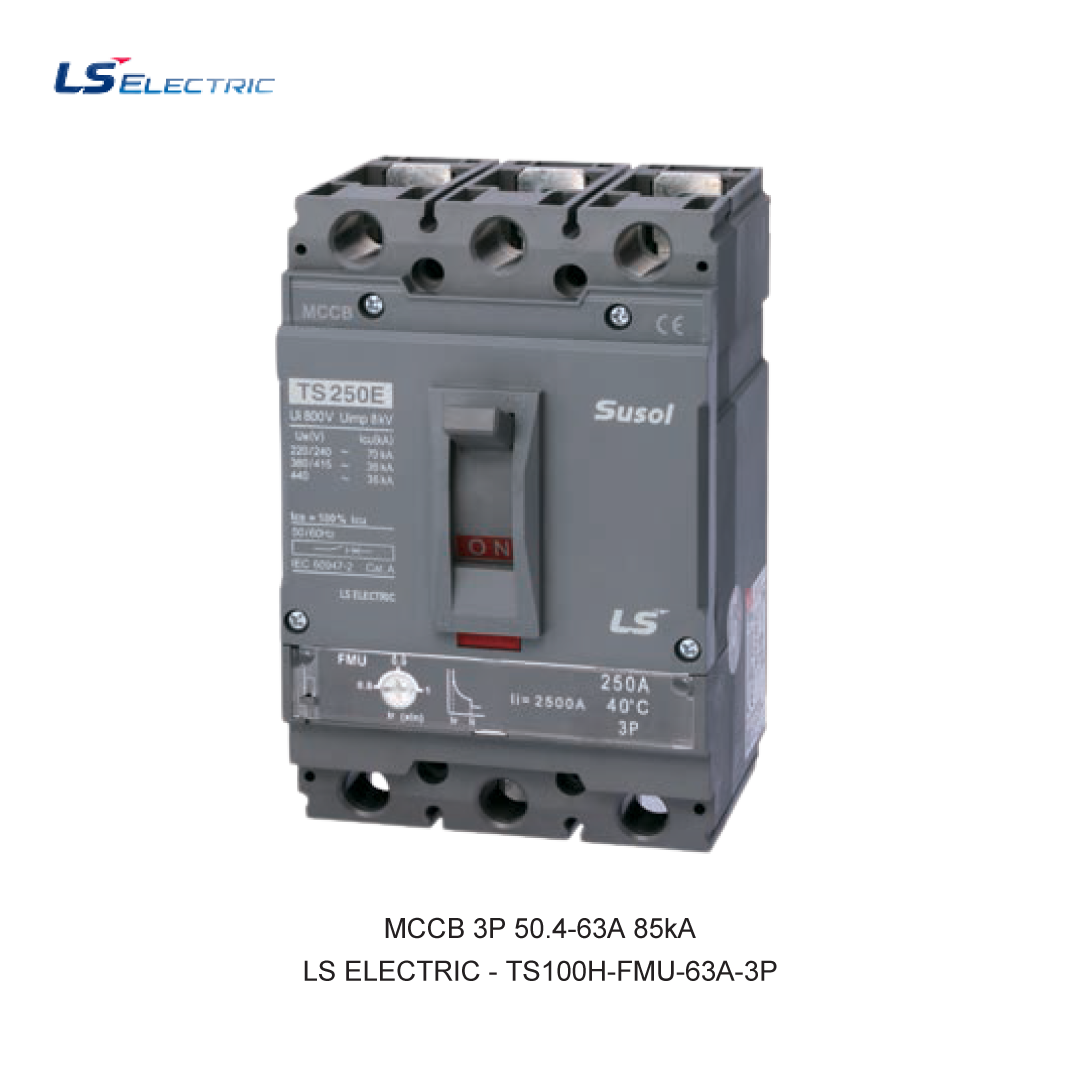 MCCB 3P 50.4-63A 85kA