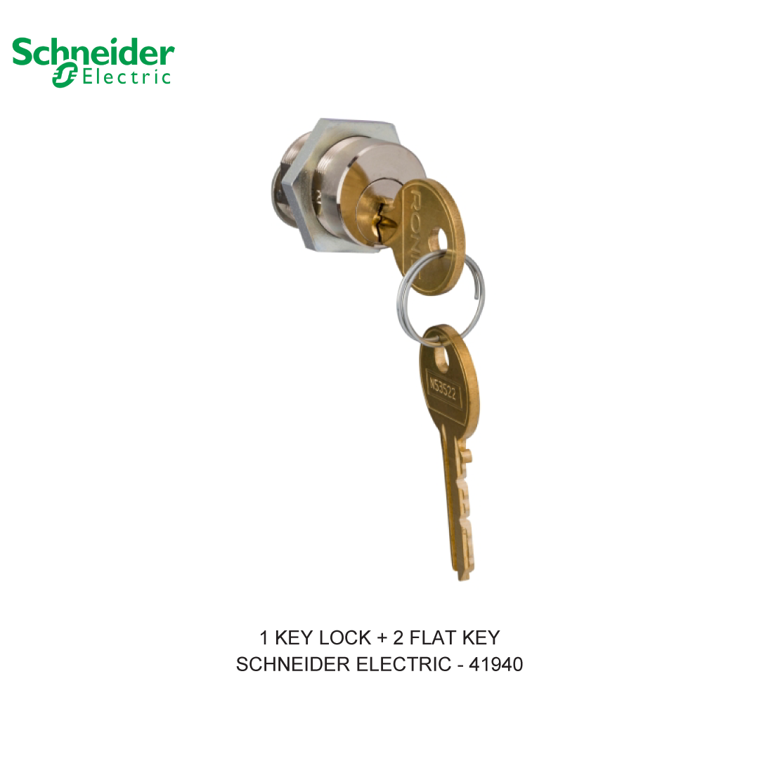 1 KEY LOCK + 2 FLAT KEY