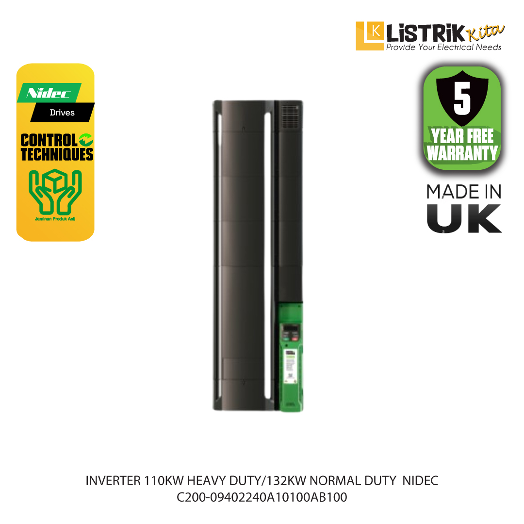INVERTER COMMANDER C200 HD 110KW/ND 132KW 266A 400V