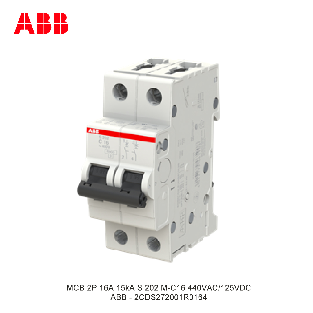 MCB 2P 16A 15kA KURVA C
