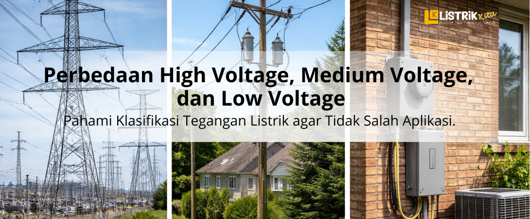 Perbedaan High Voltage, Medium Voltage, Low Voltage