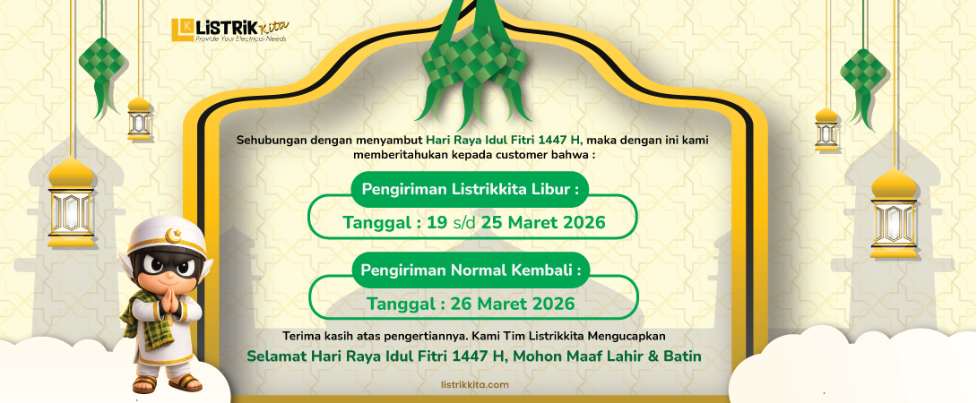 Jadwal Libur Pengiriman Listrik Kita Lebaran 2026