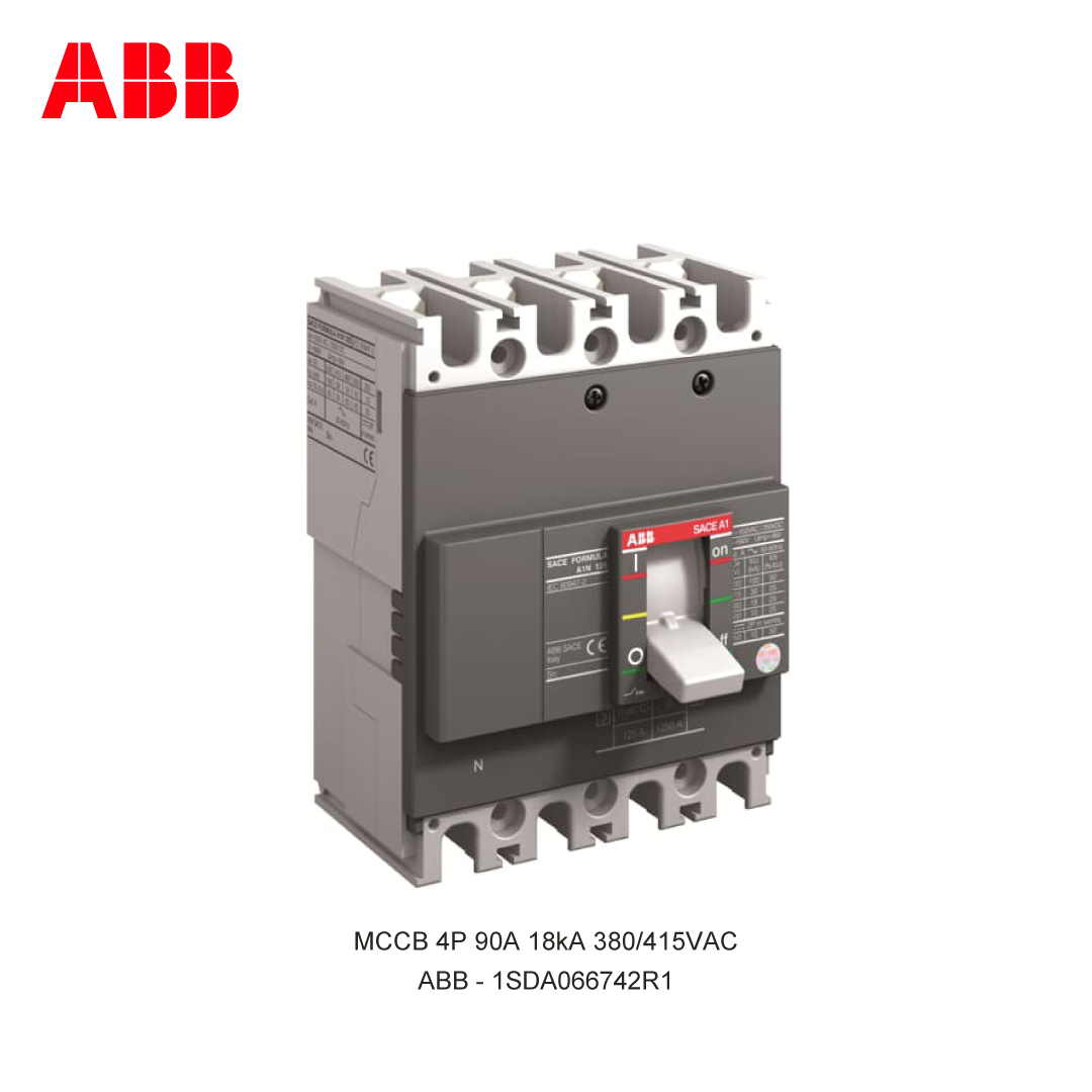MCCB 4P 90A 18kA 380/415VAC
