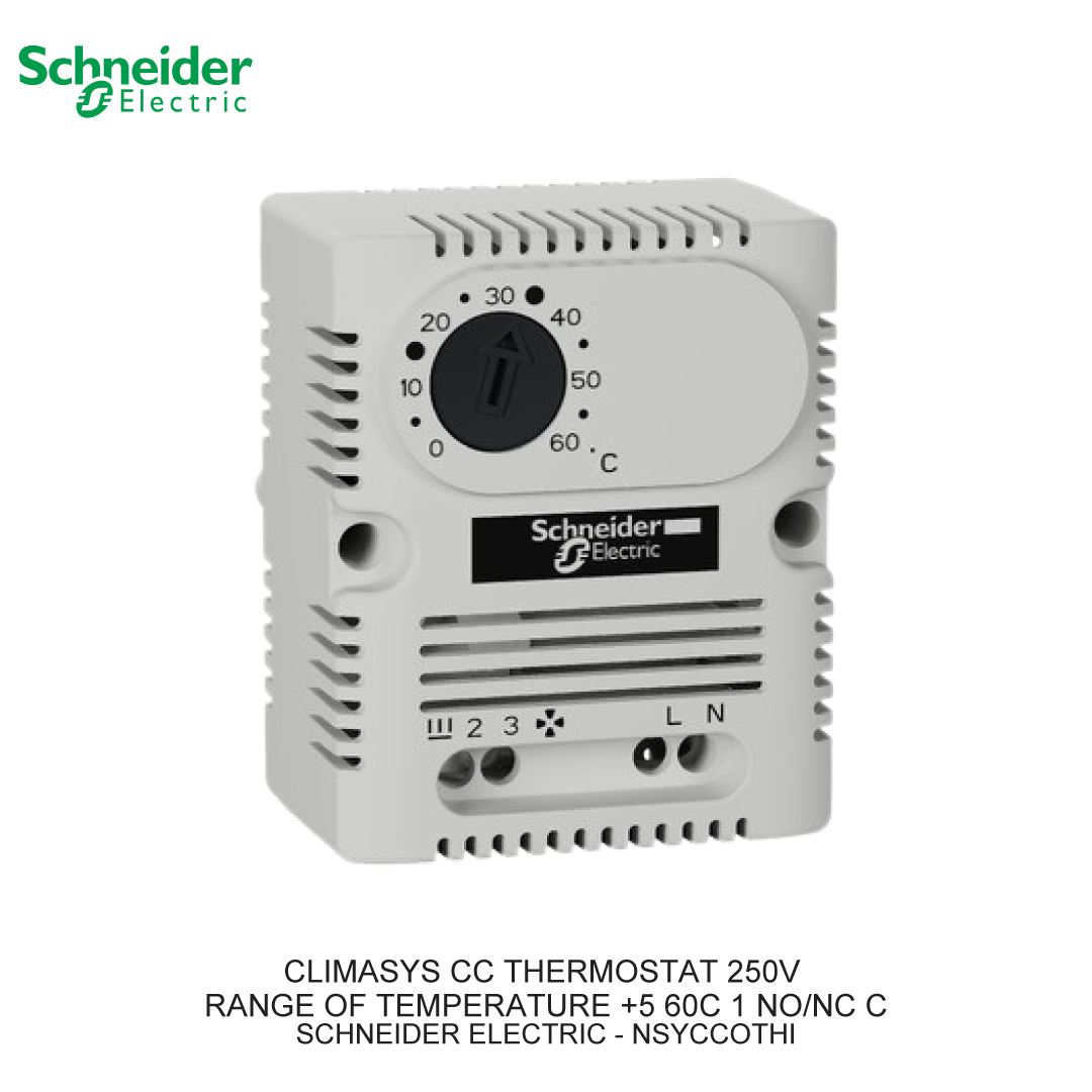 CLIMASYS CC  THERMOSTAT 250V  RANGE OF TEMPERATURE +5 60C  1 NO/NC  C