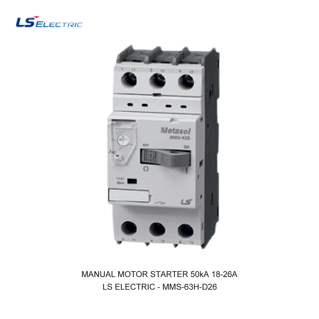 MANUAL MOTOR STARTER 50kA 18-26A