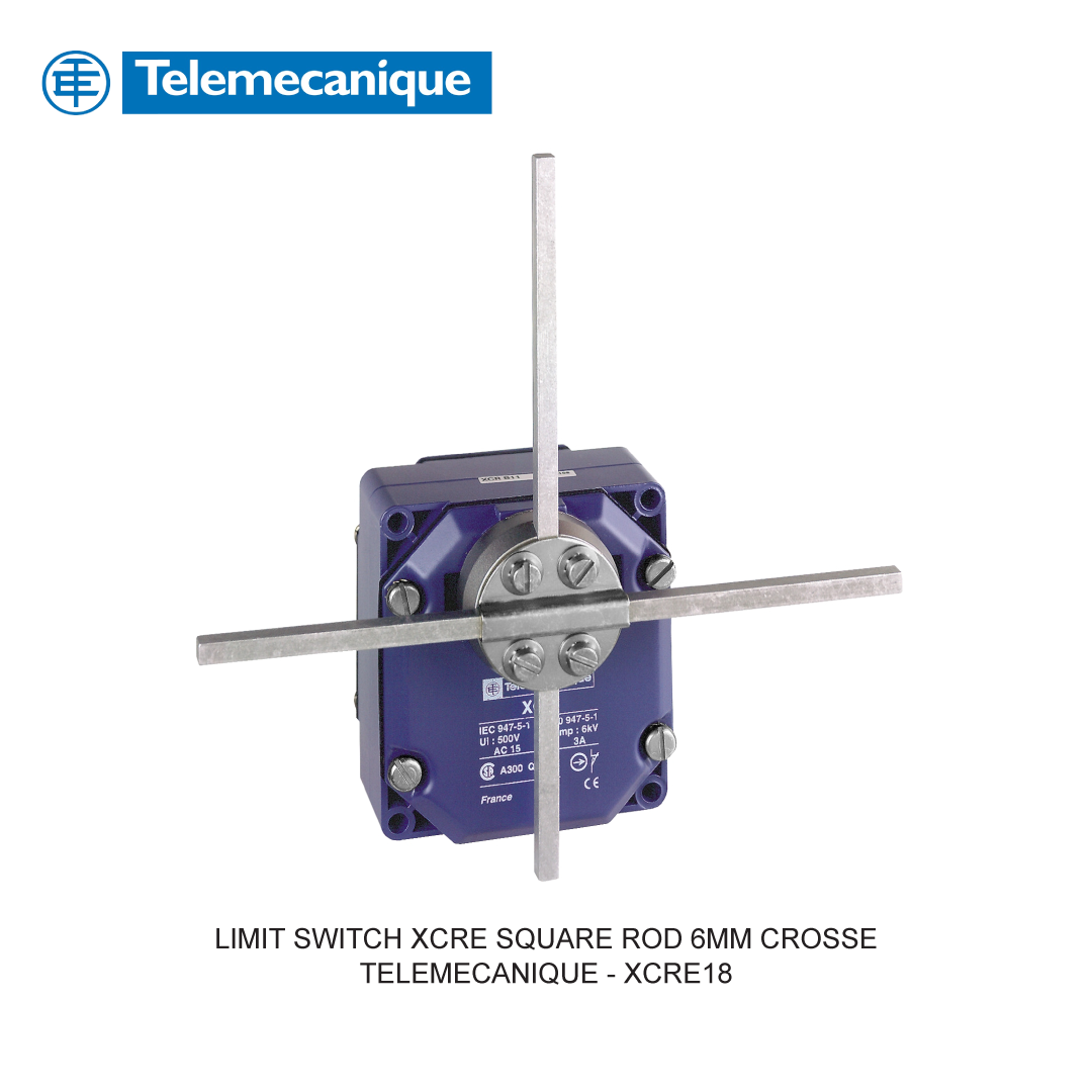 LIMIT SWITCH XCRE SQUARE ROD 6MM CROSSE