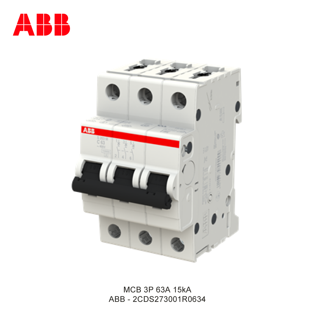 MCB 3P 63A 6kA/10kA CURVA D