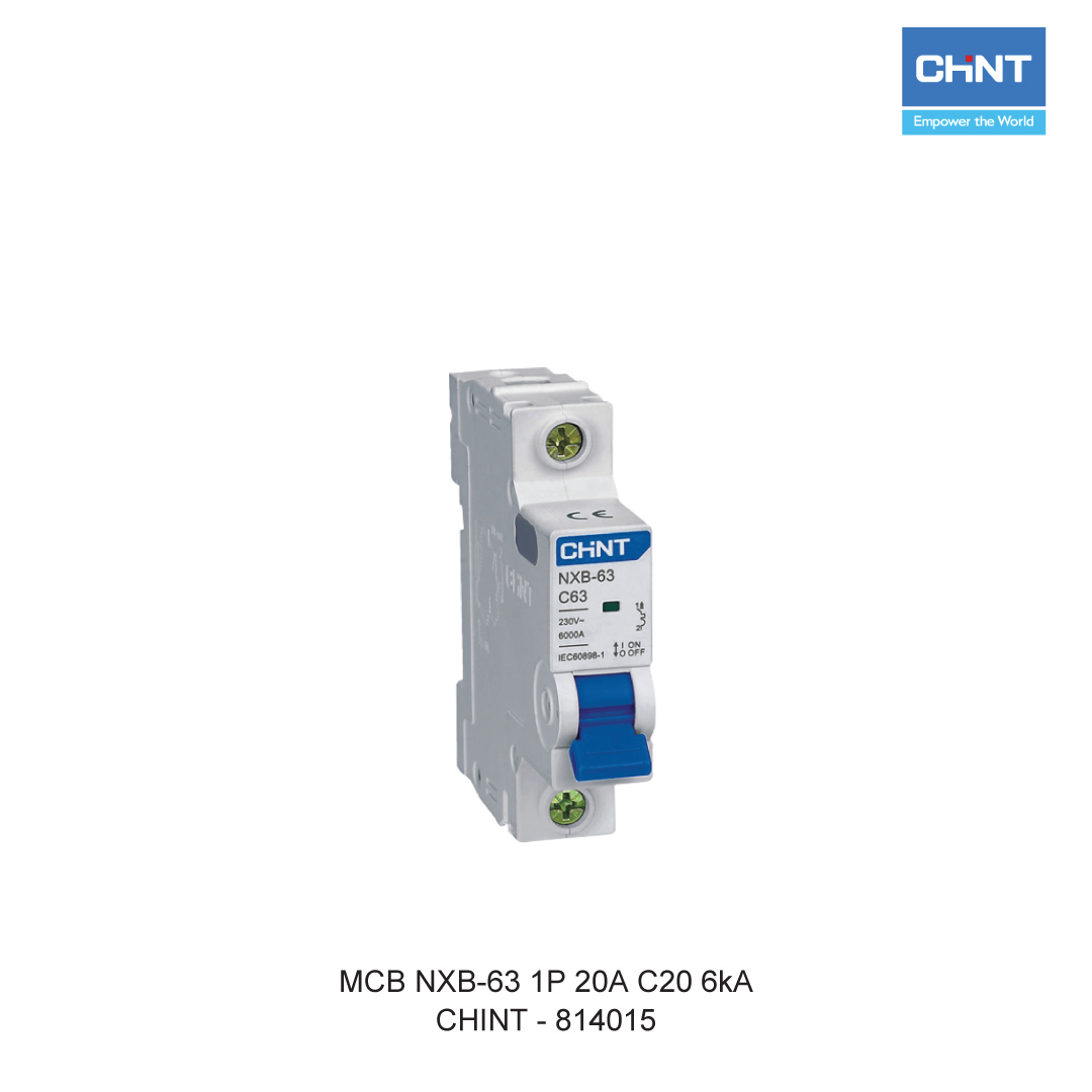 MCB NXB-63 1P 20A C20 6kA