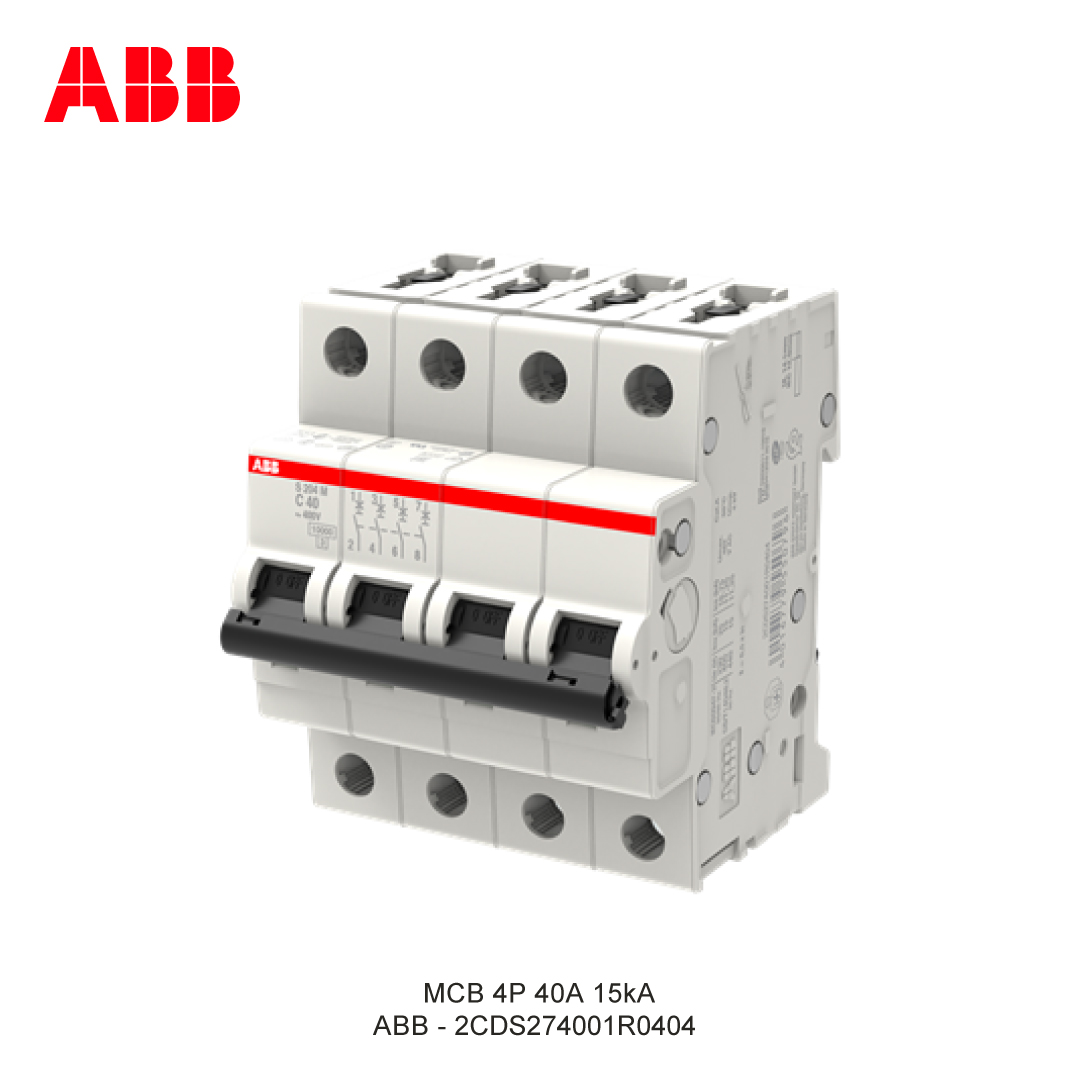 MCB 4P 40A 15kA KURVA C