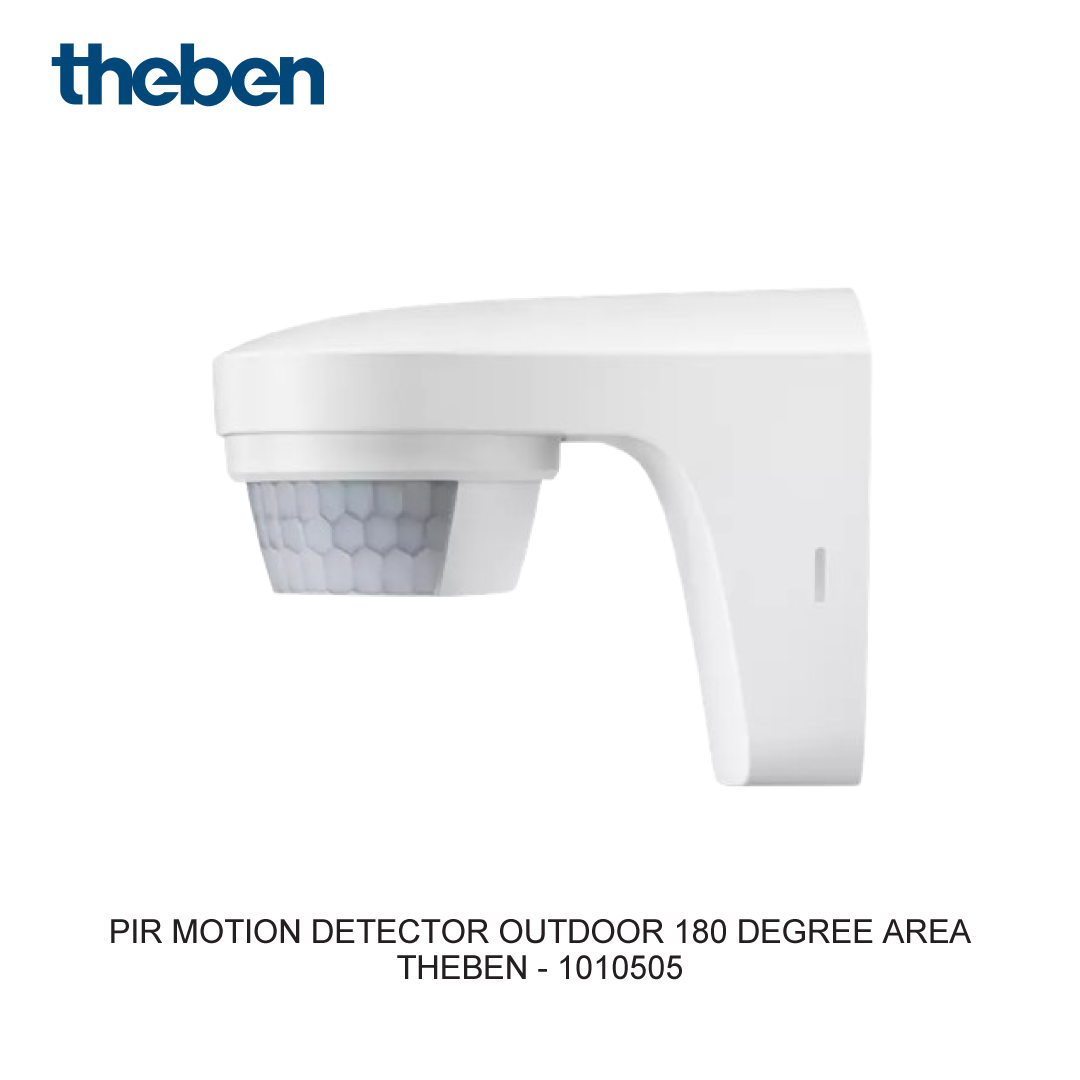 PIR MOTION DETECTOR OUTDOOR 180 DEGREE AREA