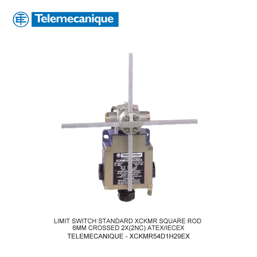 LIMIT SWITCHES XC STANDARD XCKMR SQUARE ROD 6 MM CROSSED 2X2NC ATEX/IECEX