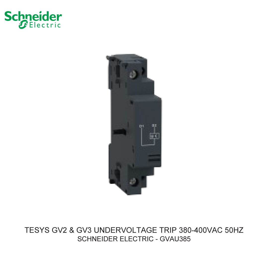 TESYS GV2 & GV3 UNDERVOLTAGE TRIP 380-400VAC 50HZ