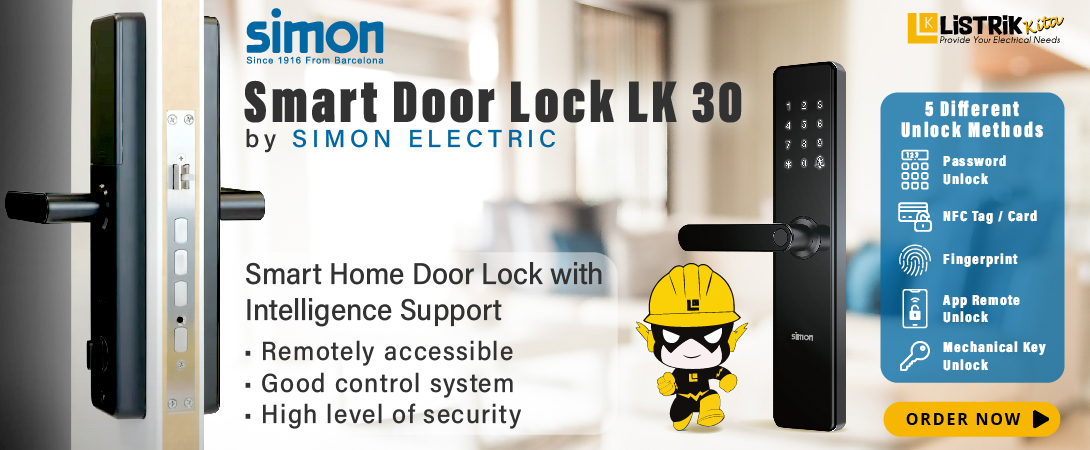 NIKMATI KEMUDAHAN, KEANDALAN & KEAMANAN DARI SMART DOOR LOCK SIMON ELECTRIC