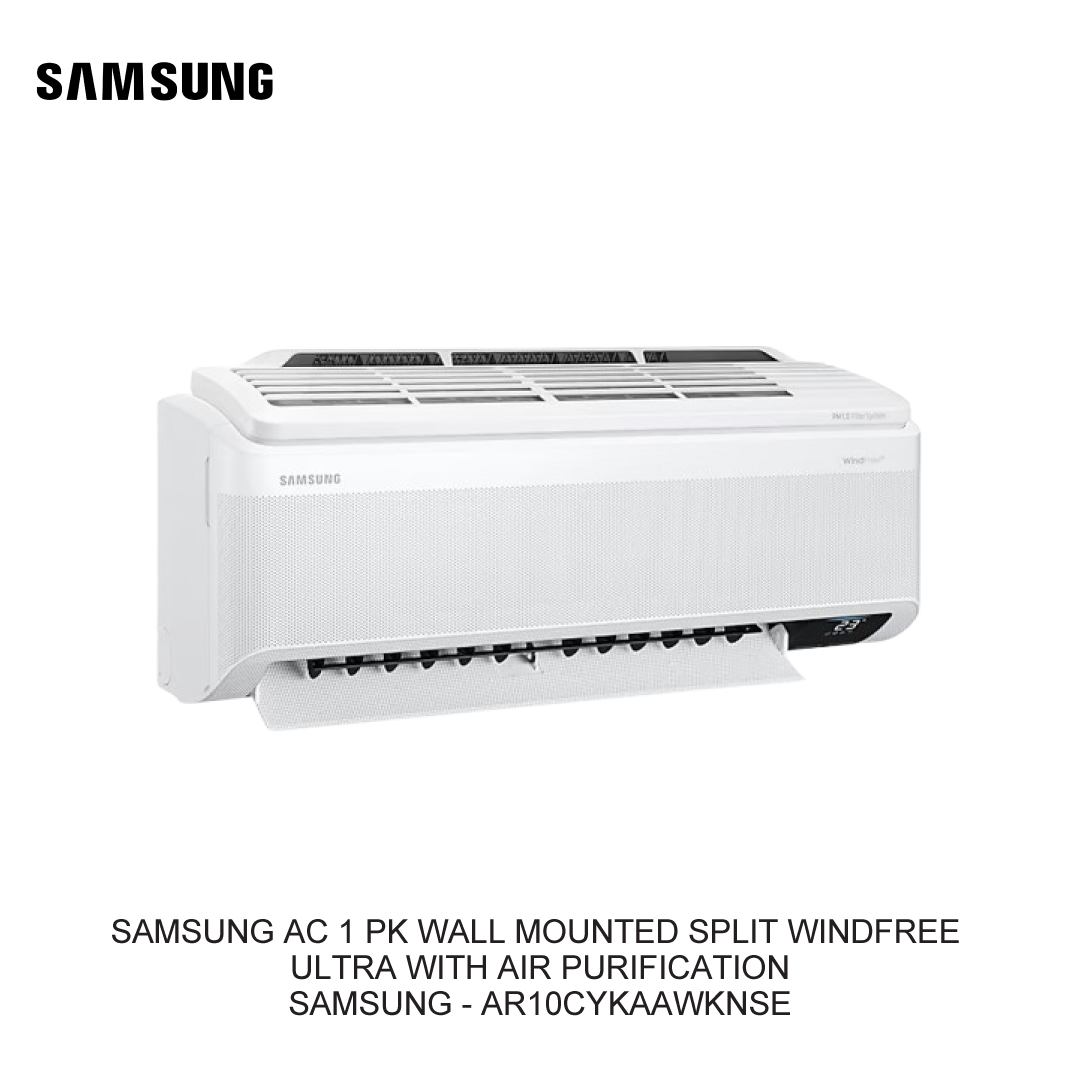 SAMSUNG AC 1 PK WALL MOUNTED SPLIT WINDFREE ULTRA WITH AIR PURIFICATION