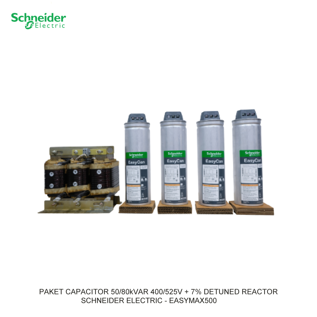 PAKET CAPACITOR 50/80kVAR 400/525V + 7% DETUNED REACTOR