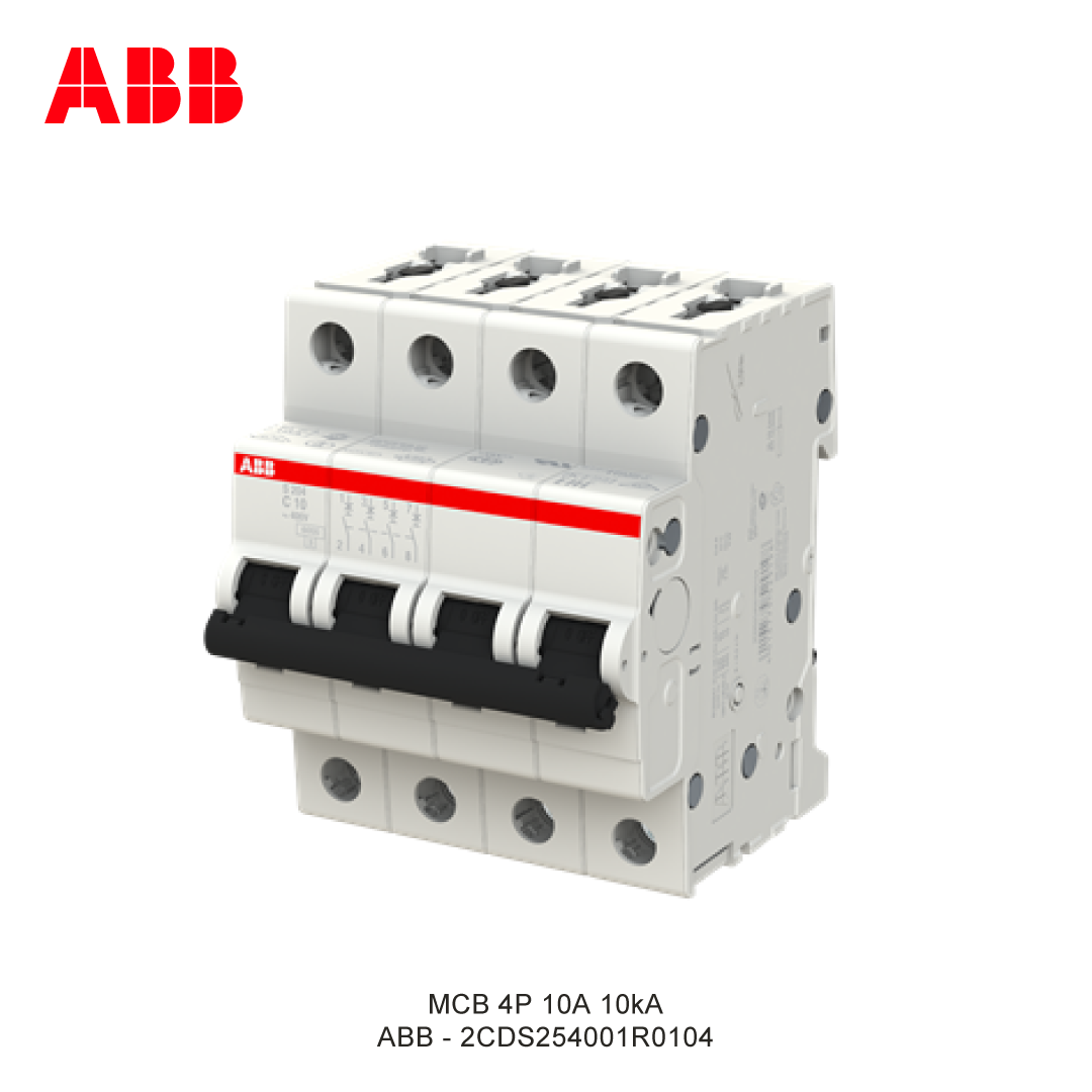 MCB 4P 10A 6kA/10kA CURVA C