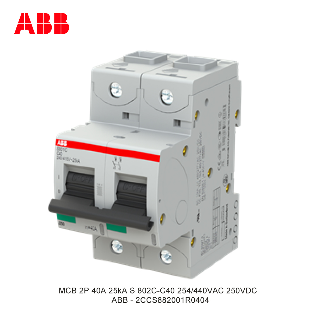 MCB 2P 40A 25kA CURVA C