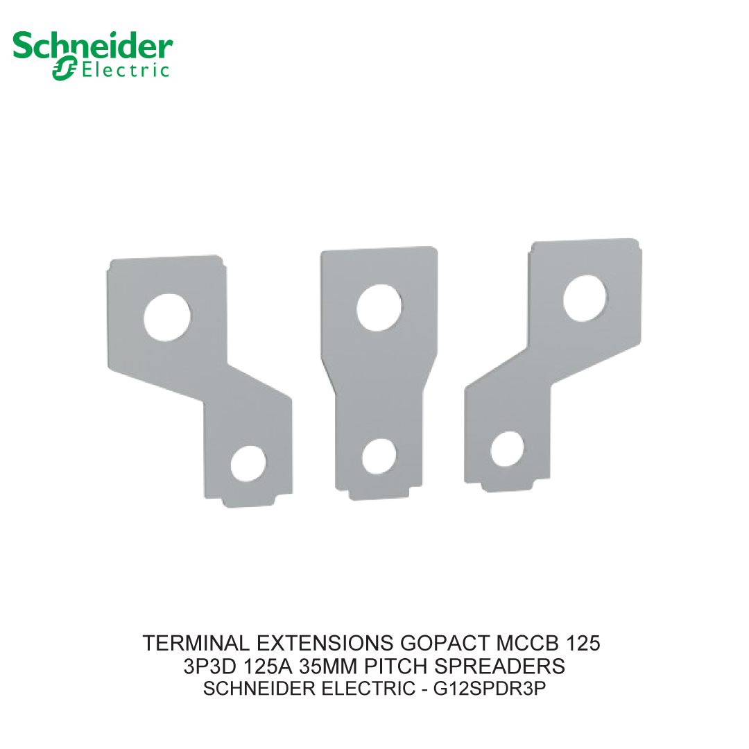 TERMINAL EXTENSIONS GOPACT MCCB 125 3P3D 125A 35MM PITCH SPREADERS