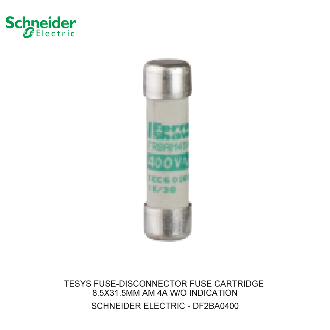 TESYS FUSE-DISCONNECTOR FUSE CARTRIDGE 8.5X31.5MM AM 4A W/O INDICATION (1 BOX = 10 PCS)