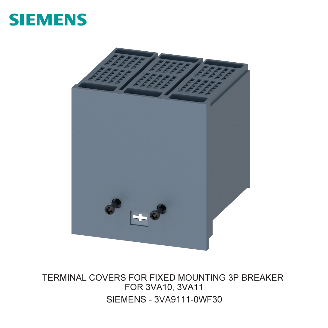 TERMINAL COVERS FOR FIXED MOUNTING 3P BREAKER FOR 3VA10, 3VA11